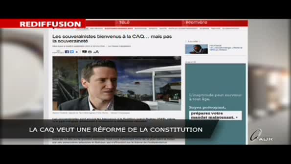 La CAQ veut une réforme de la Constitution